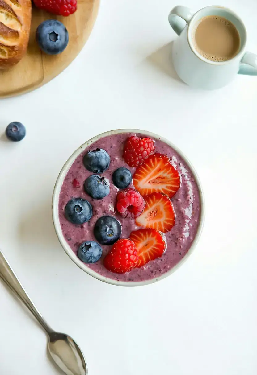 Recipe Image Fresh Berry Smoothie Bowl
