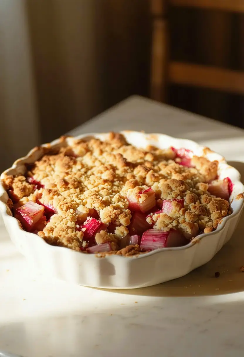 Recipe Image Fruity Rhubarb Crumble
