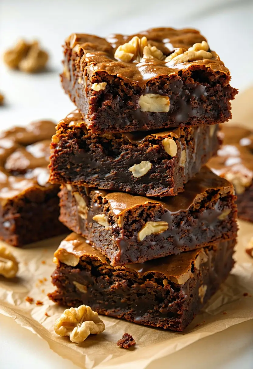 Recipe Image Fudge Walnut Brownies