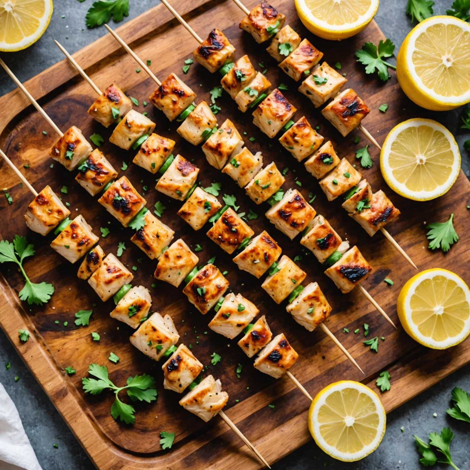 Recipe Image Garlic Lemon Chicken Skewers
