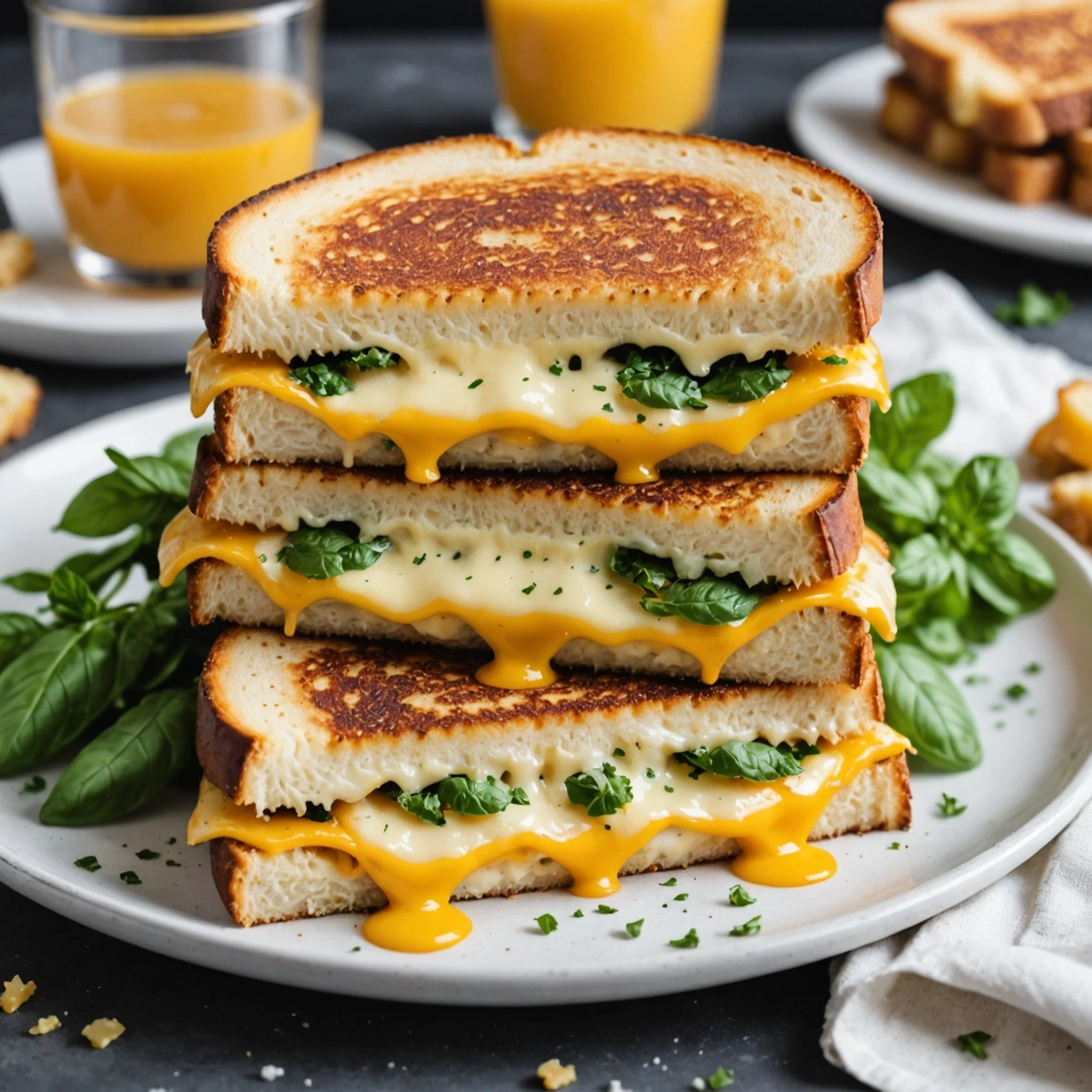 Recipe Image Gourmet Grilled Cheese Sandwich