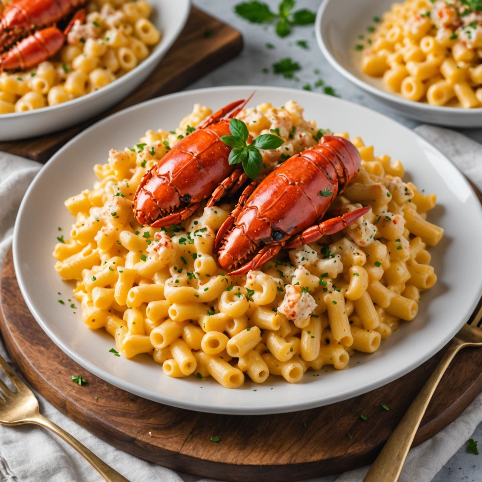 Recipe Image Gourmet Lobster Mac and Cheese