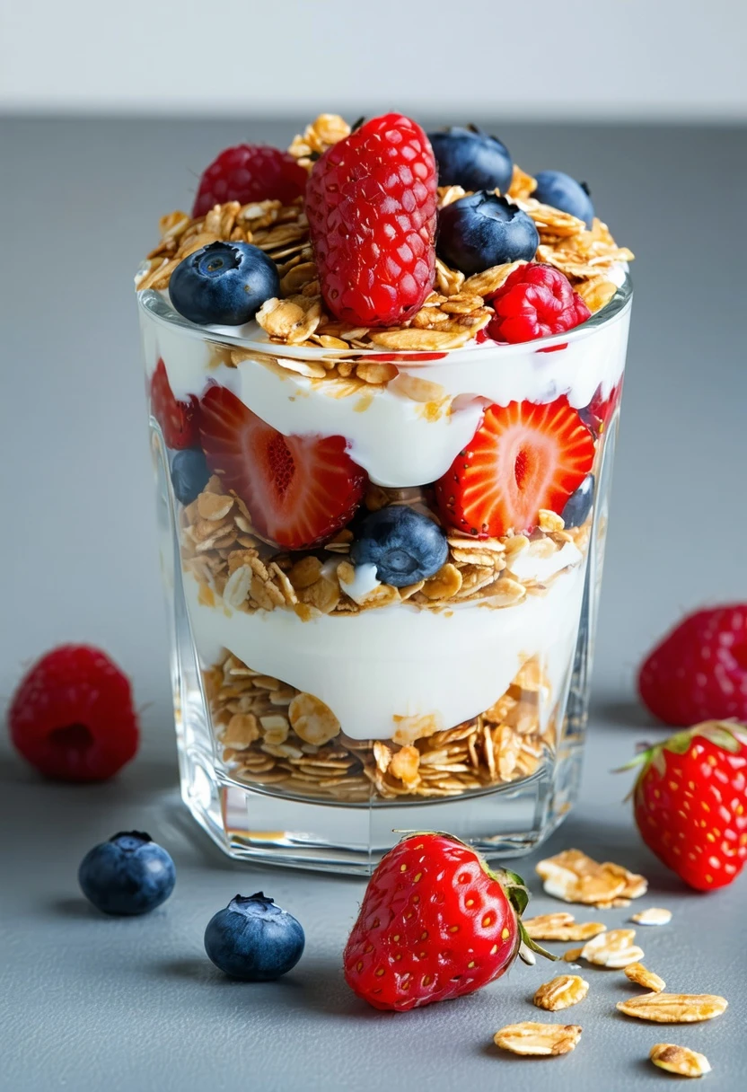 Recipe Image Greek Yogurt Parfait with Berries