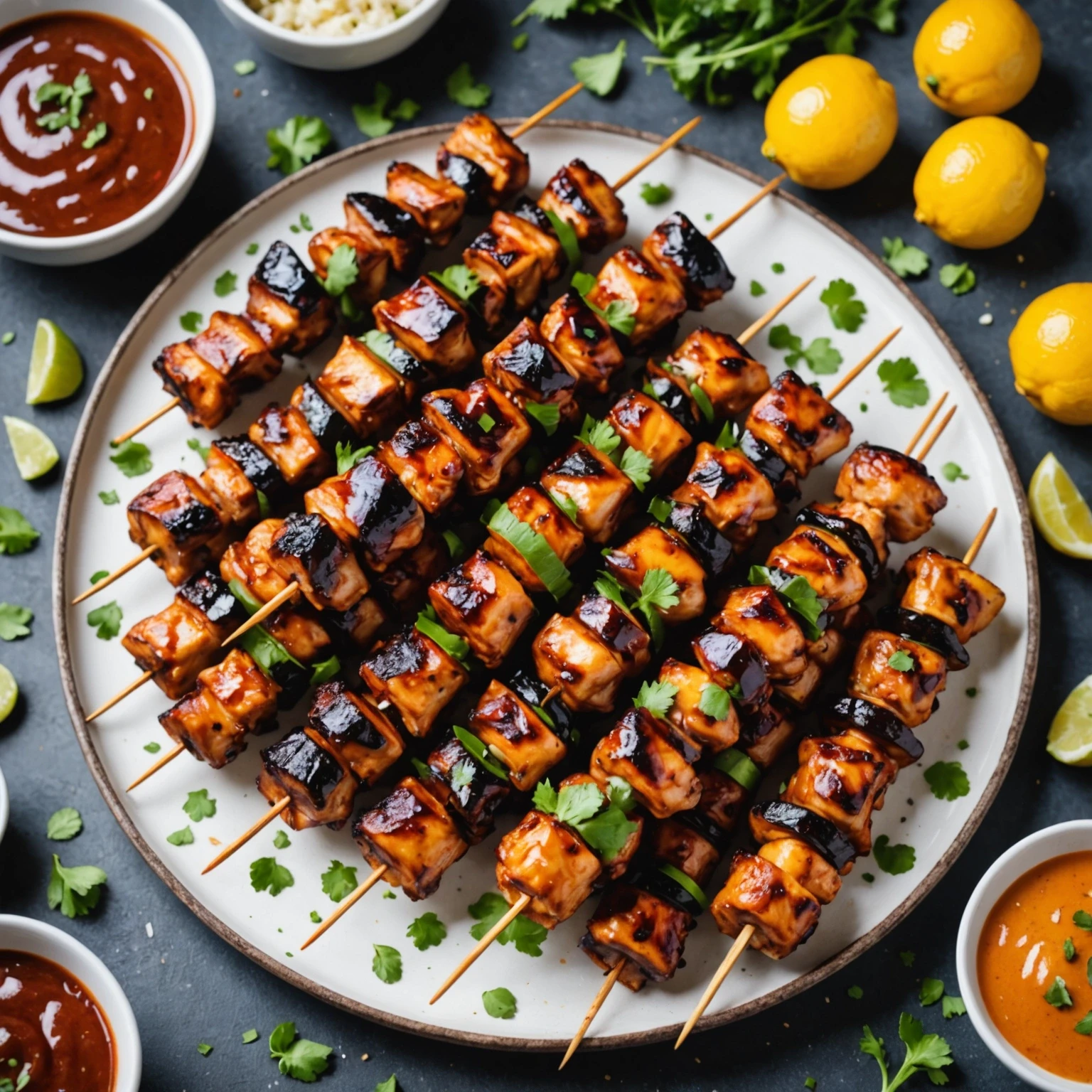 Grilled BBQ Chicken Skewers Recipe | Give Me Cookie