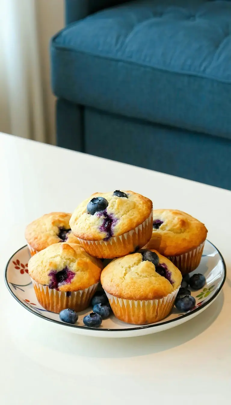Recipe Image Healthy Blueberry Muffins