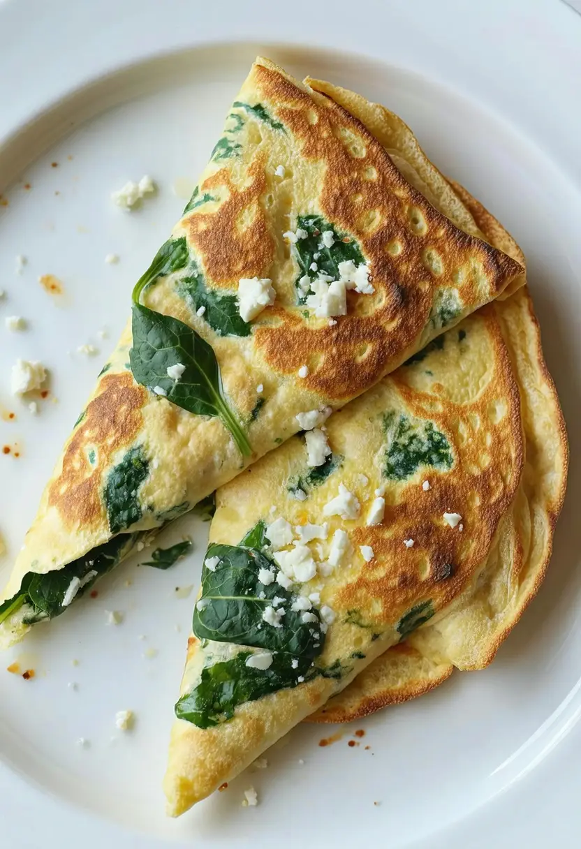 Recipe Image Healthy Spinach and Feta Omelette
