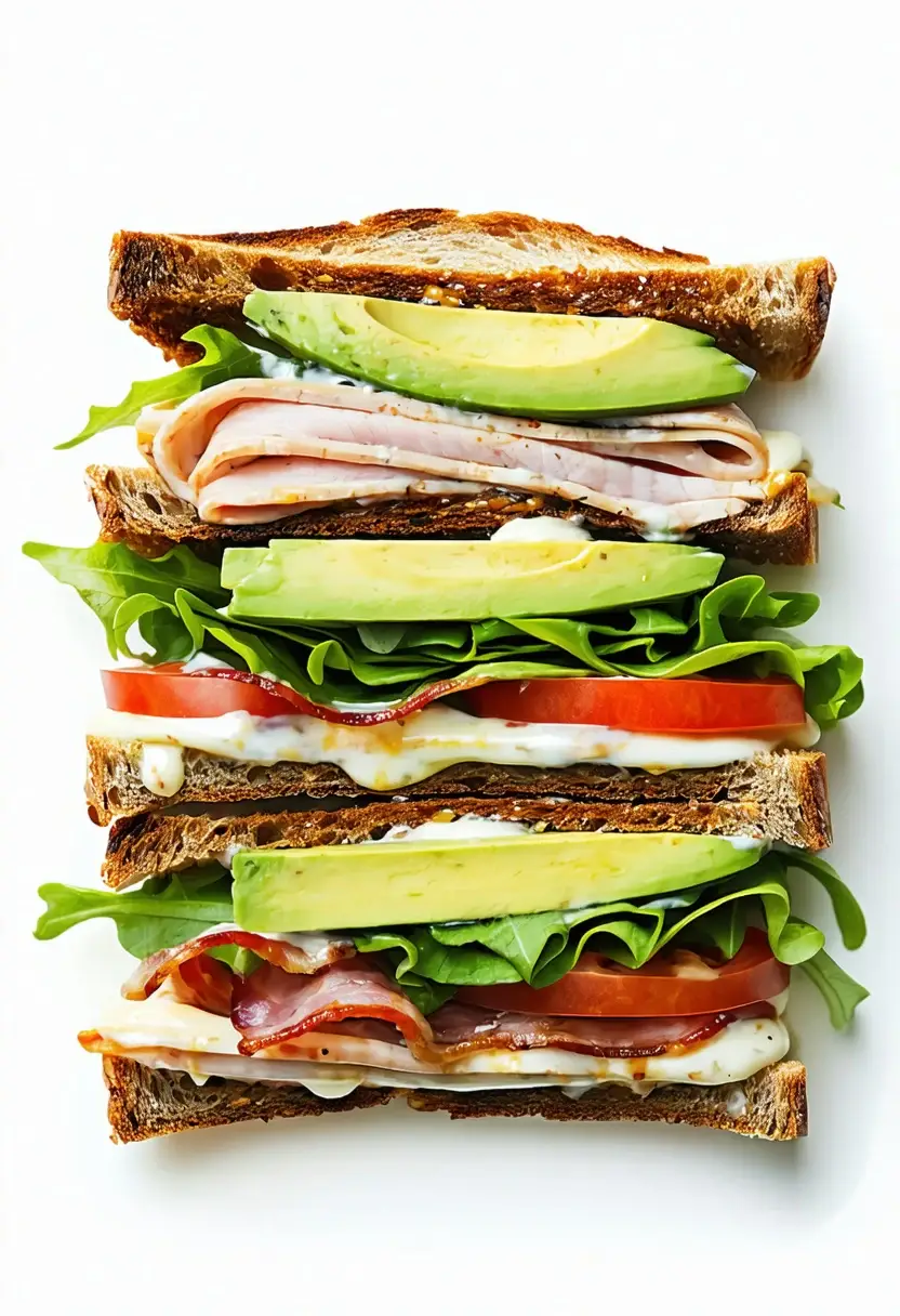 Recipe Image Healthy Turkey Club Sandwich