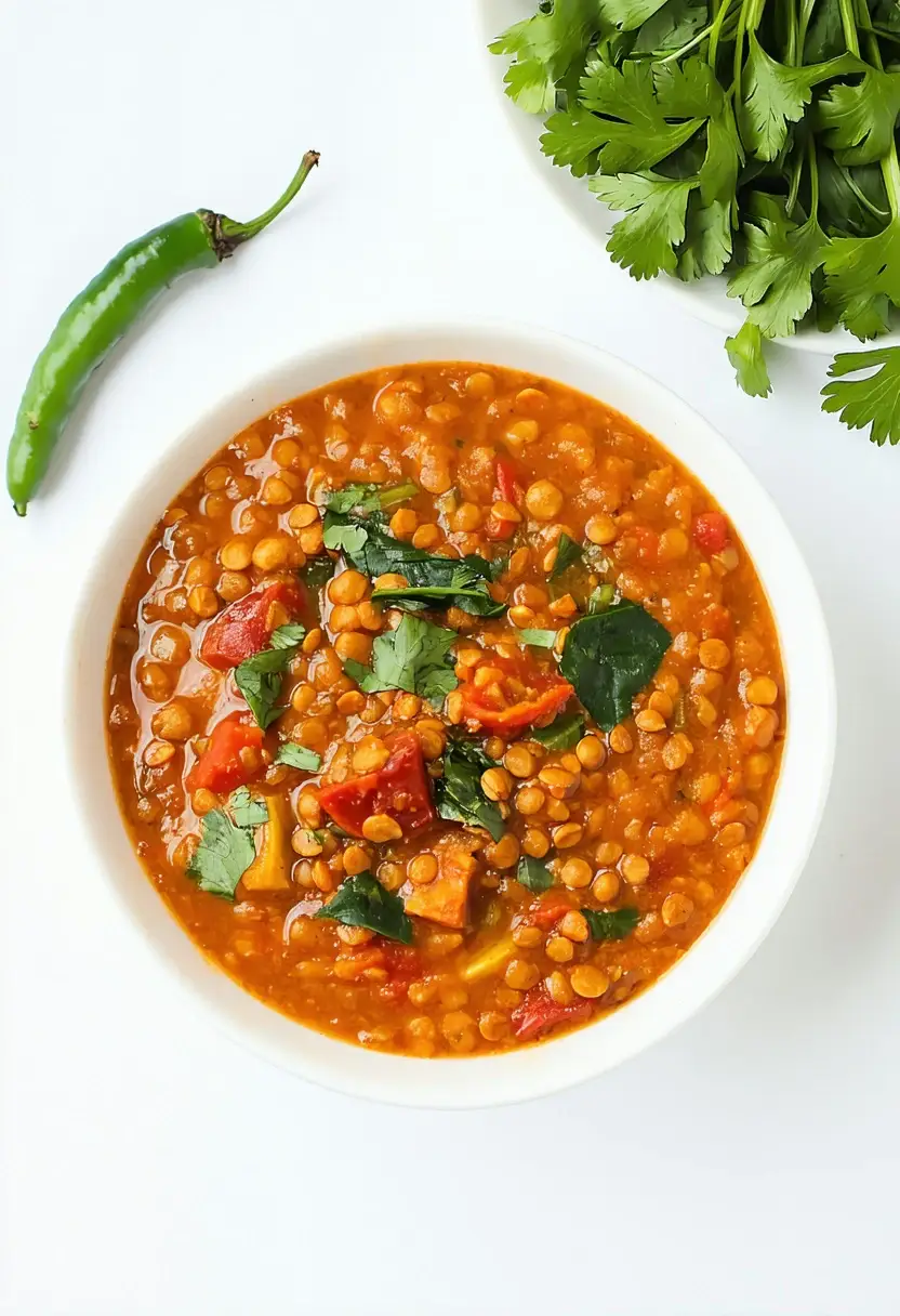 Recipe Image Healthy Vegan Red Lentil Curry