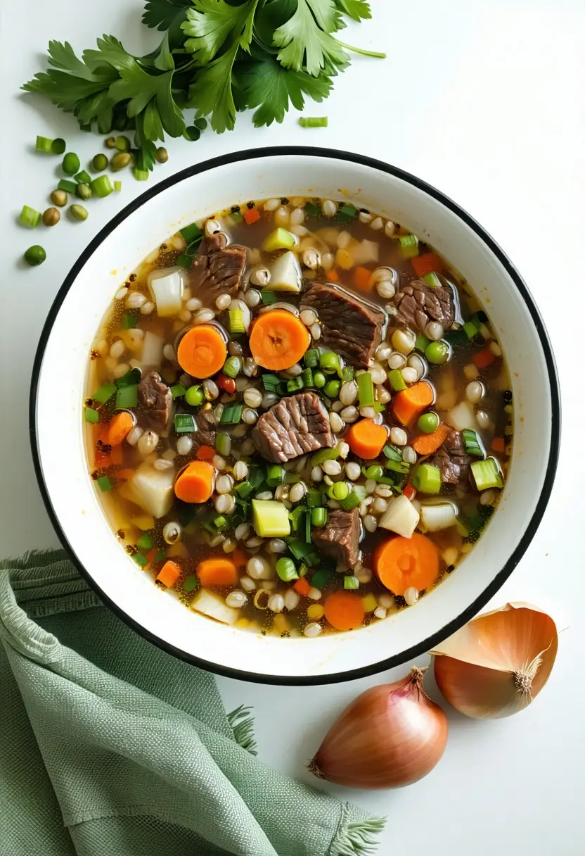 Hearty Beef and Barley Soup Recipe | Give Me Cookie
