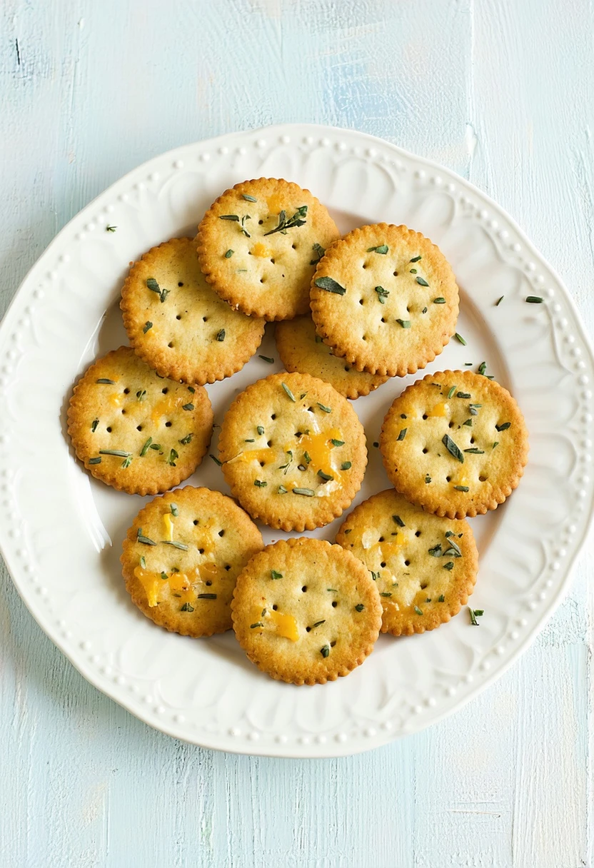 Recipe Image Herb and Cheese Crackers