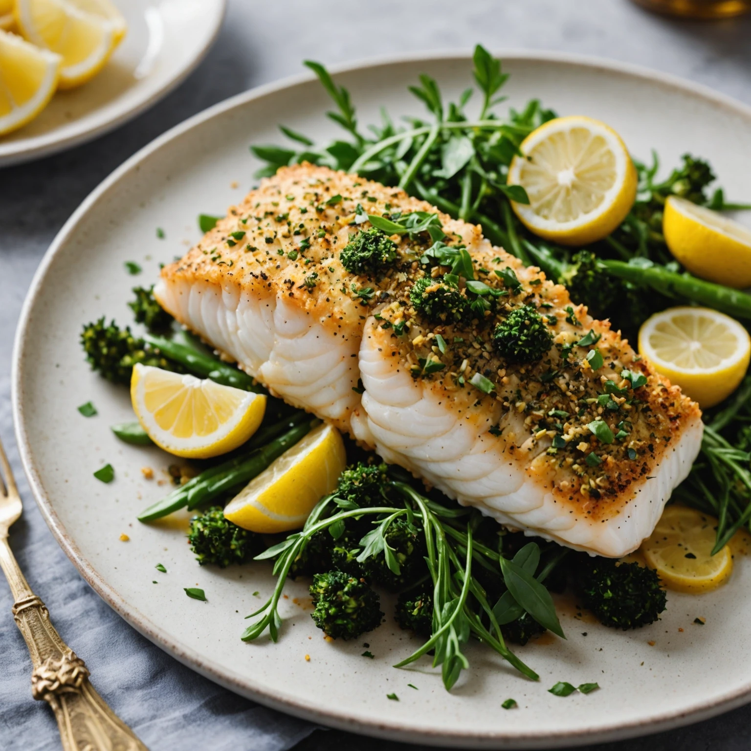 Herb-Crusted Cod Recipe | Give Me Cookie