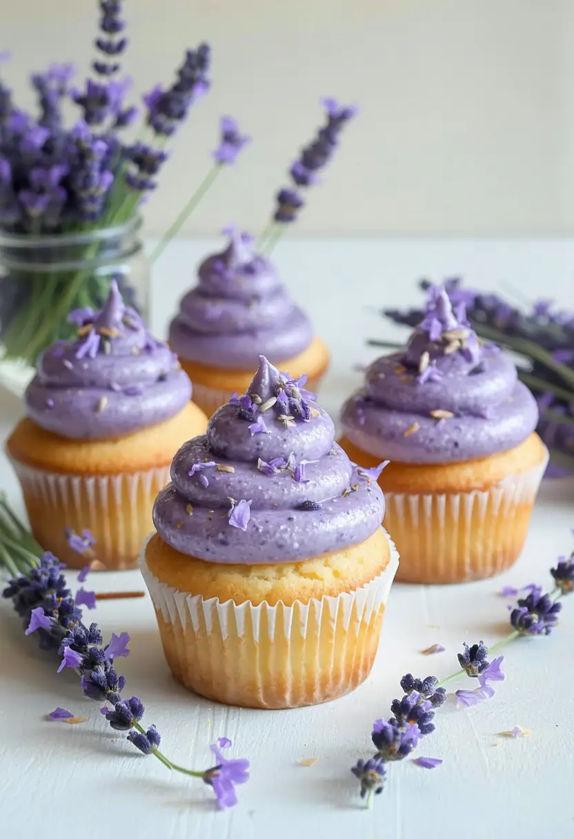 Lavender Cupcakes Recipe | Give Me Cookie