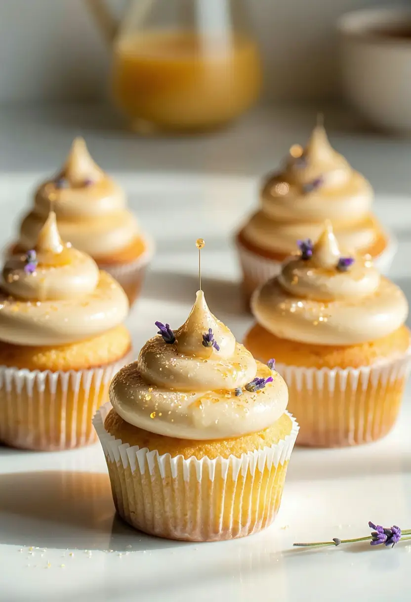 Recipe Image Lavender Honey Cupcakes