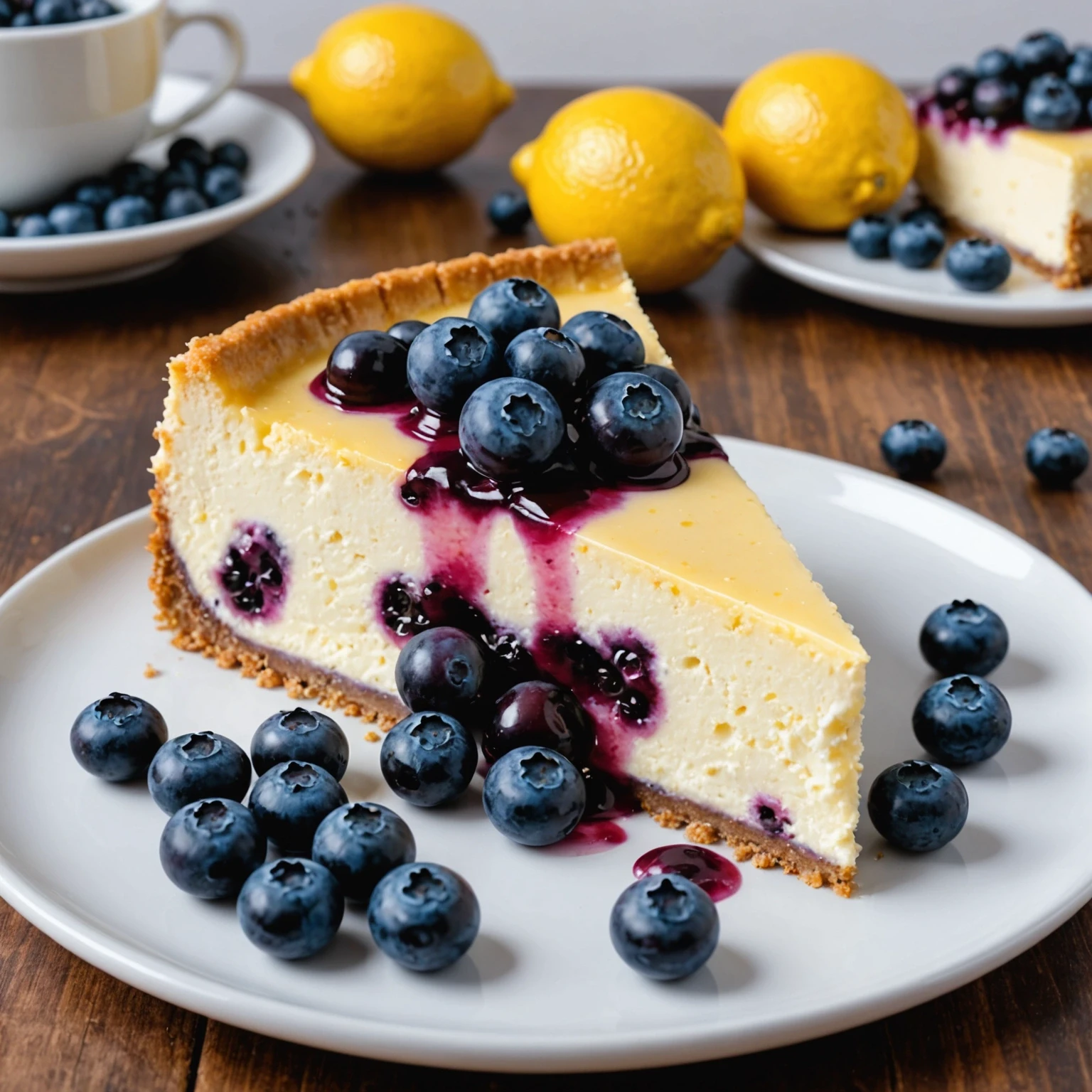 Recipe Image Lemon Blueberry Cheesecake