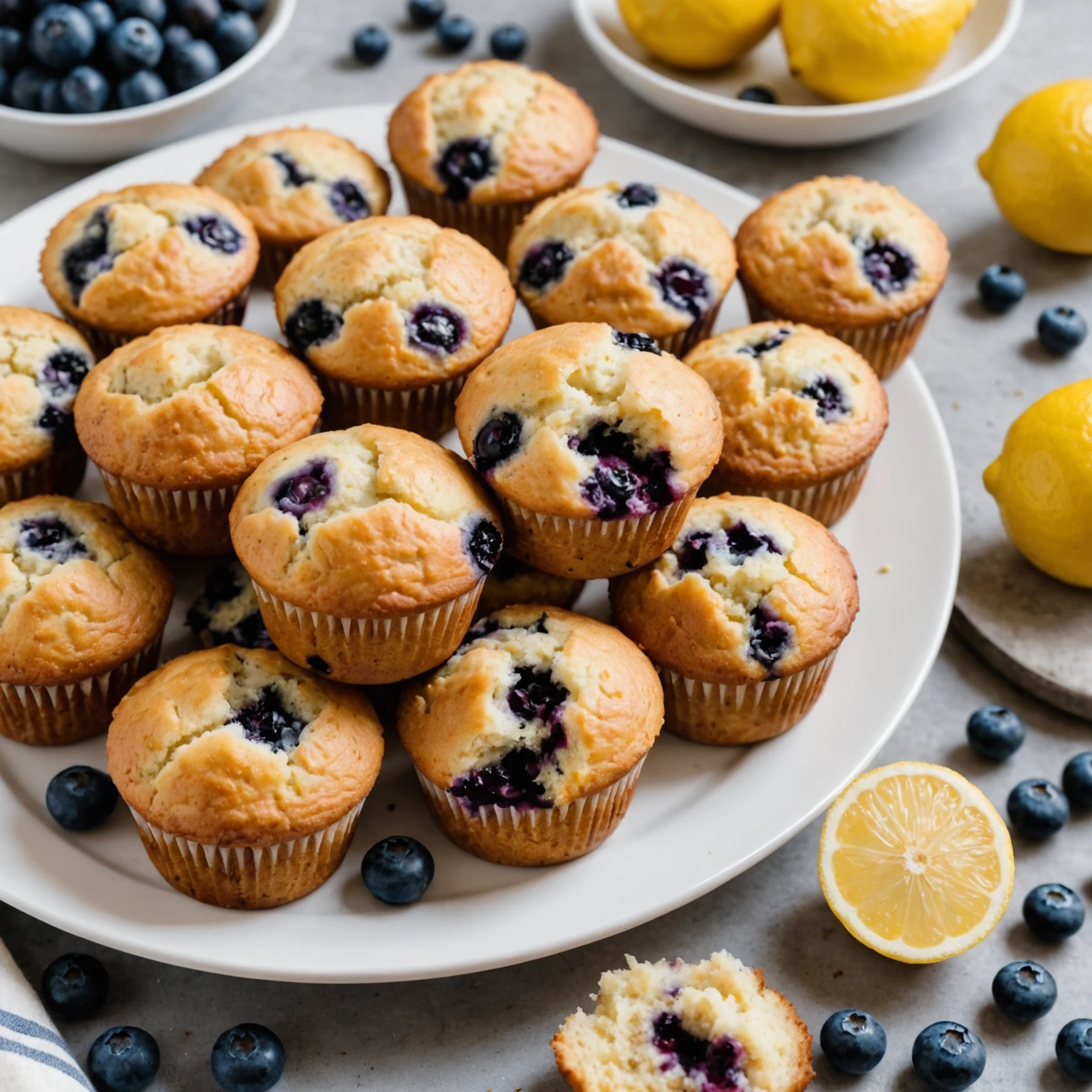 Recipe Image Lemon Blueberry Muffins