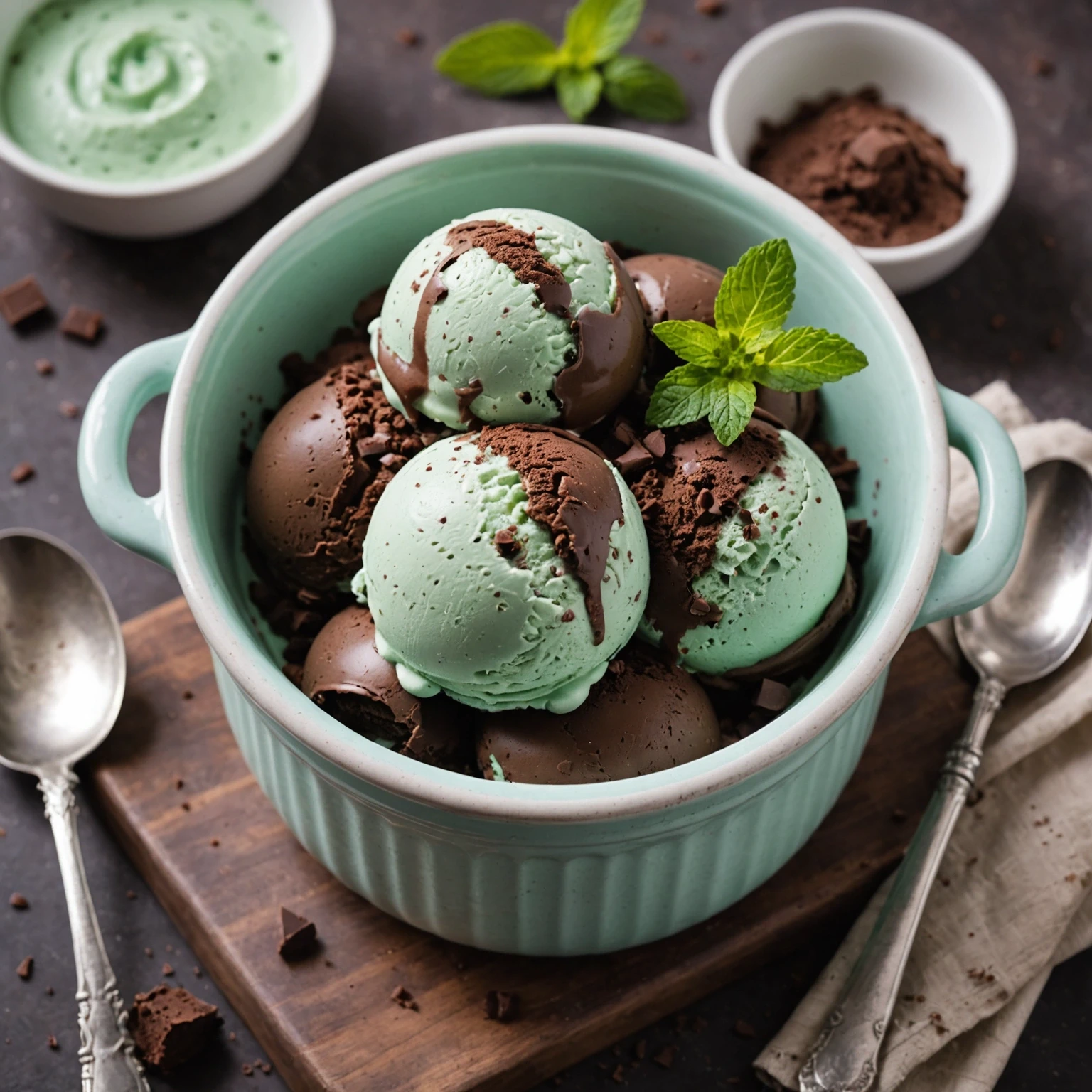 Recipe Image Mint Chocolate Ice Cream