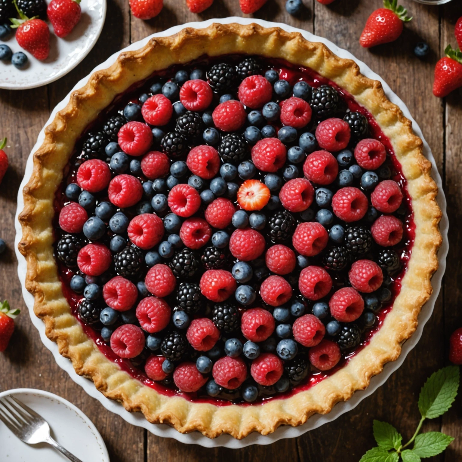 Recipe Image Mixed Berry Tart