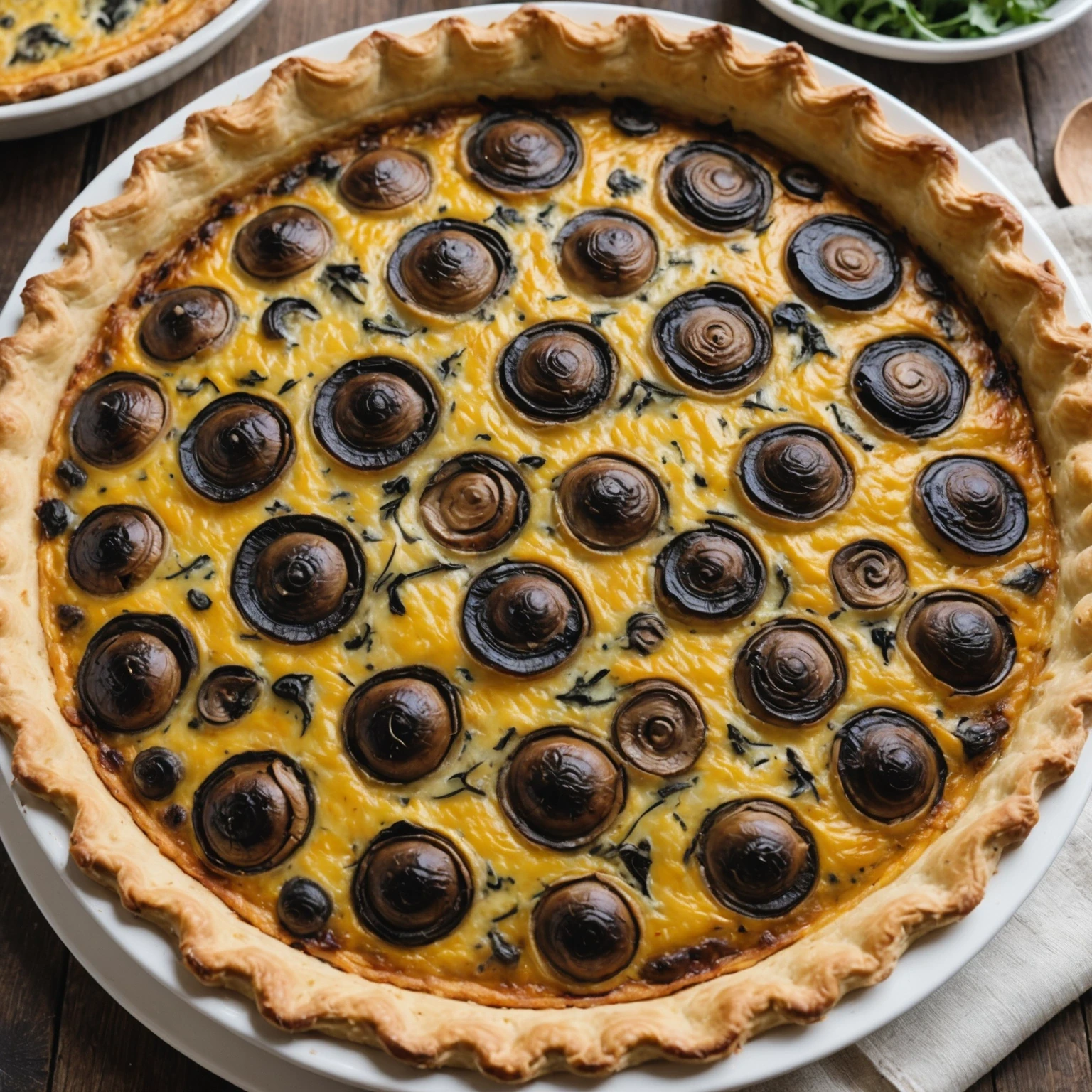 Recipe Image Mushroom and Swiss Quiche