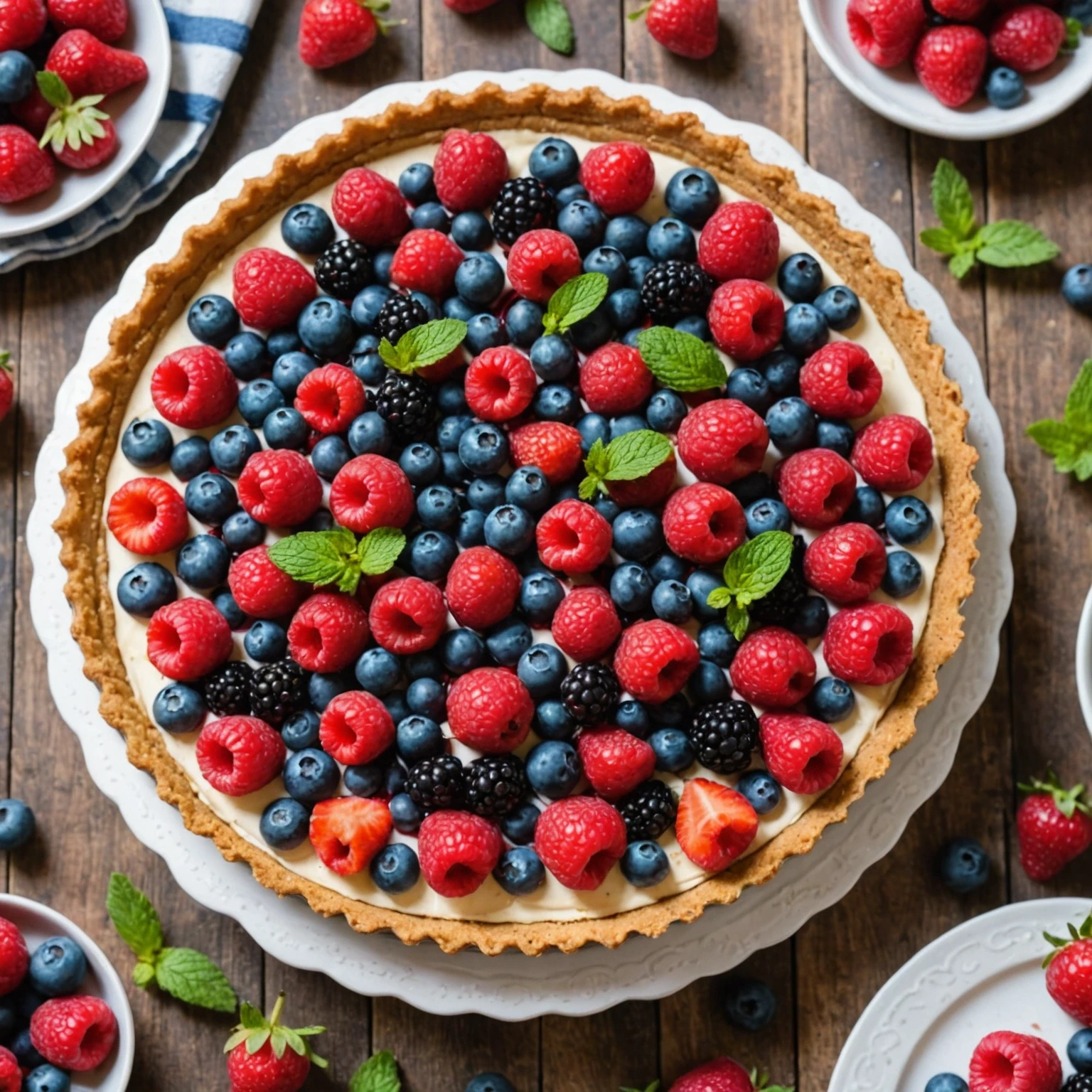 Recipe Image No-Bake Berry Tart