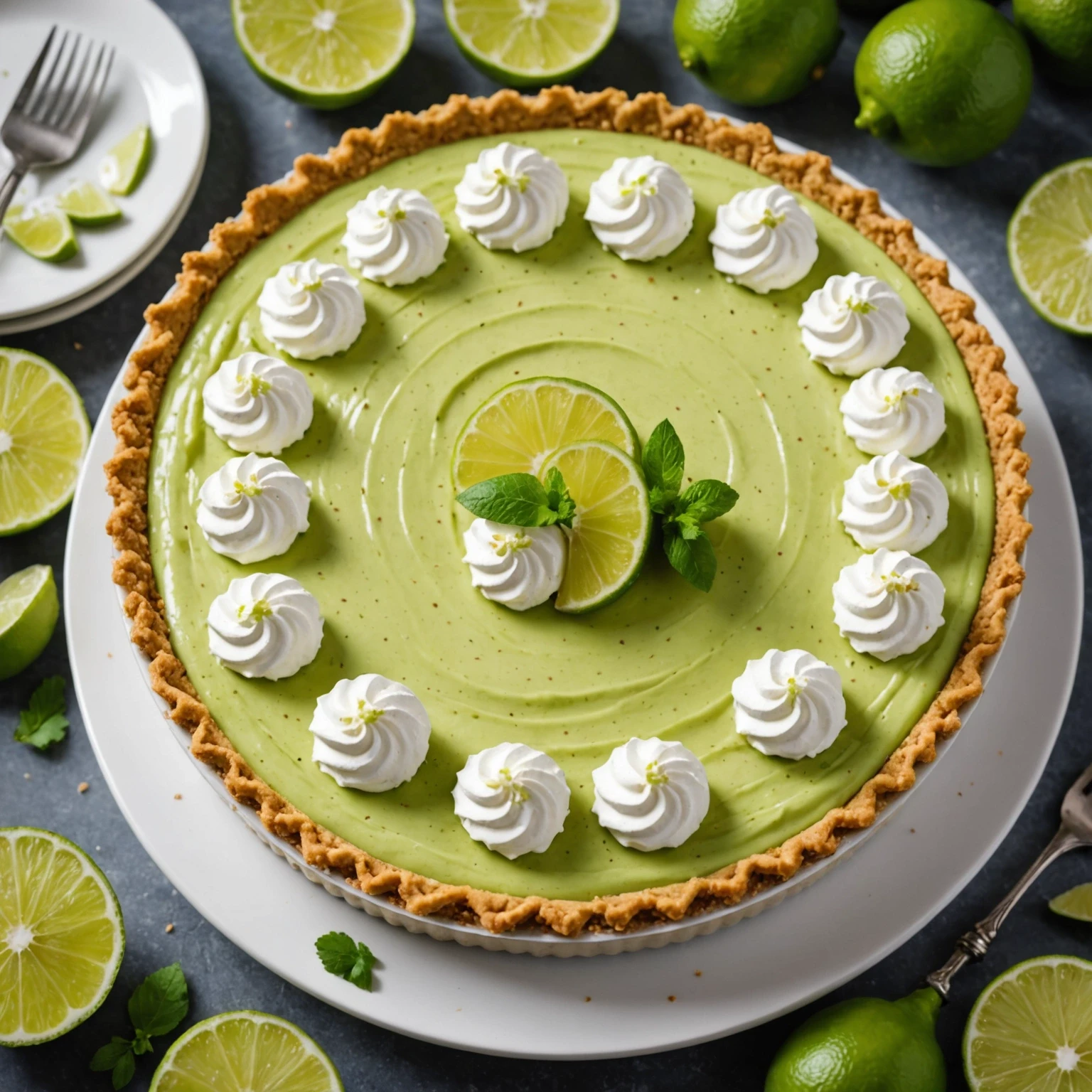 Recipe Image No-Bake Key Lime Pie