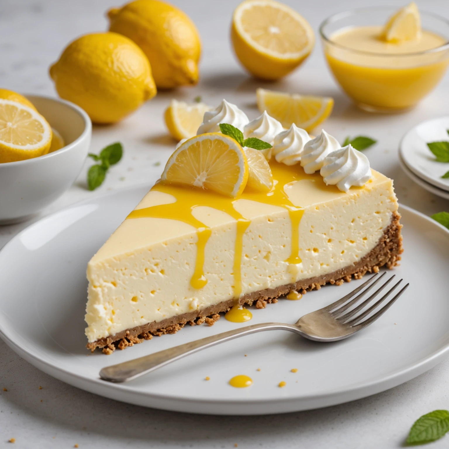 No-Bake Lemon Cheesecake Recipe | Give Me Cookie