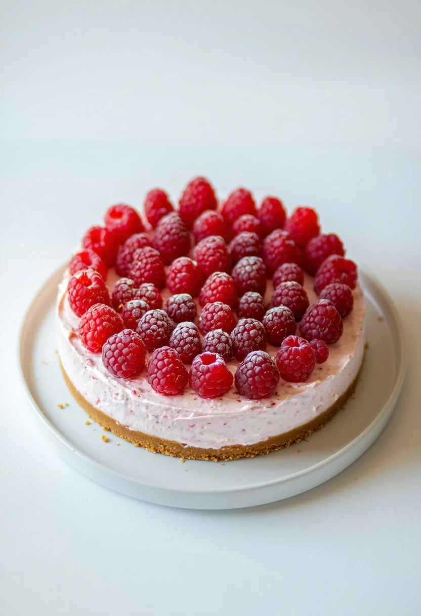 Recipe Image No-Bake Raspberry Cheesecake