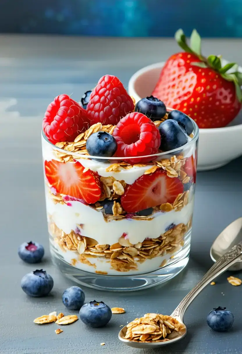 No-Cook Greek Yogurt Parfait Recipe | Give Me Cookie