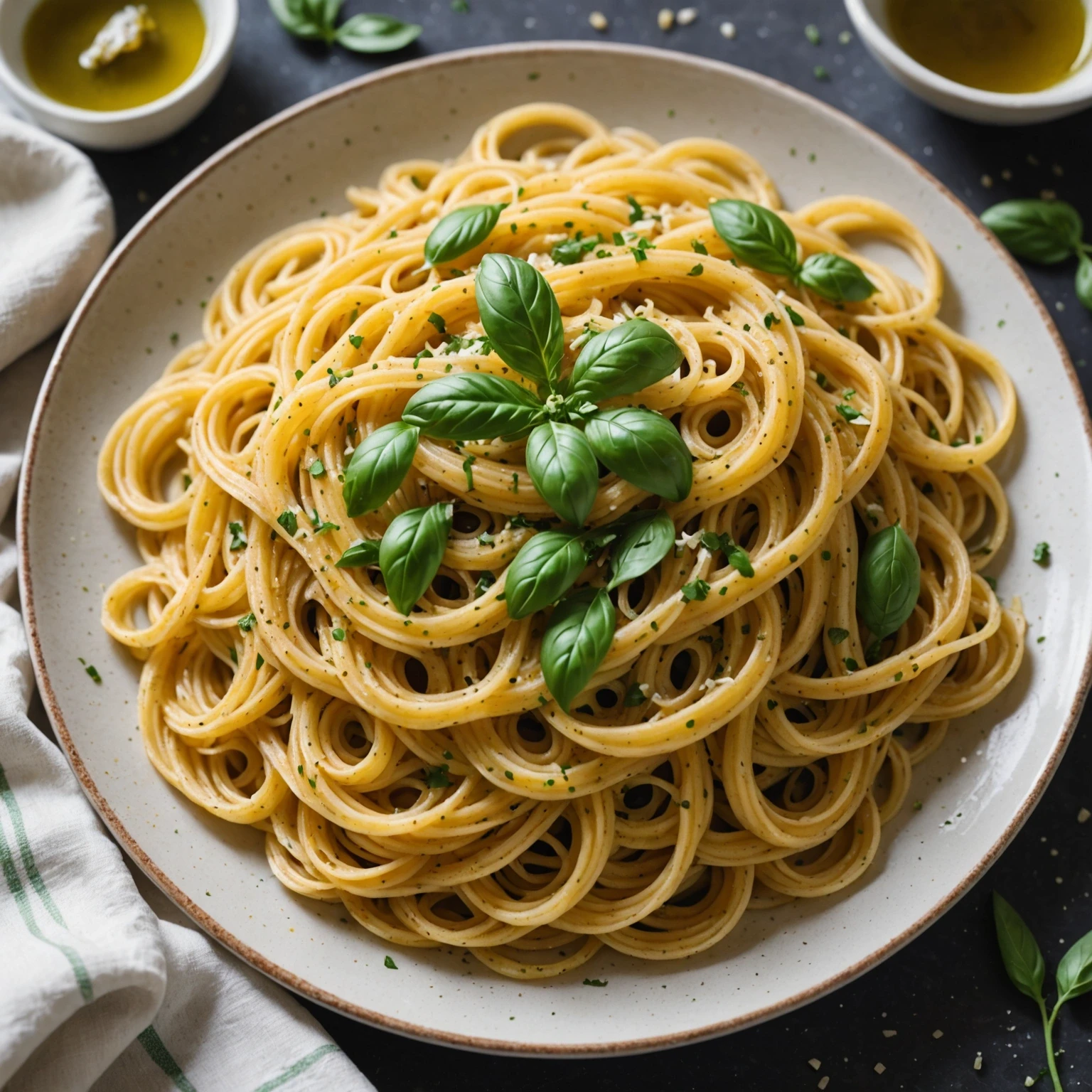 Recipe Image Pasta with Garlic and Olive Oil