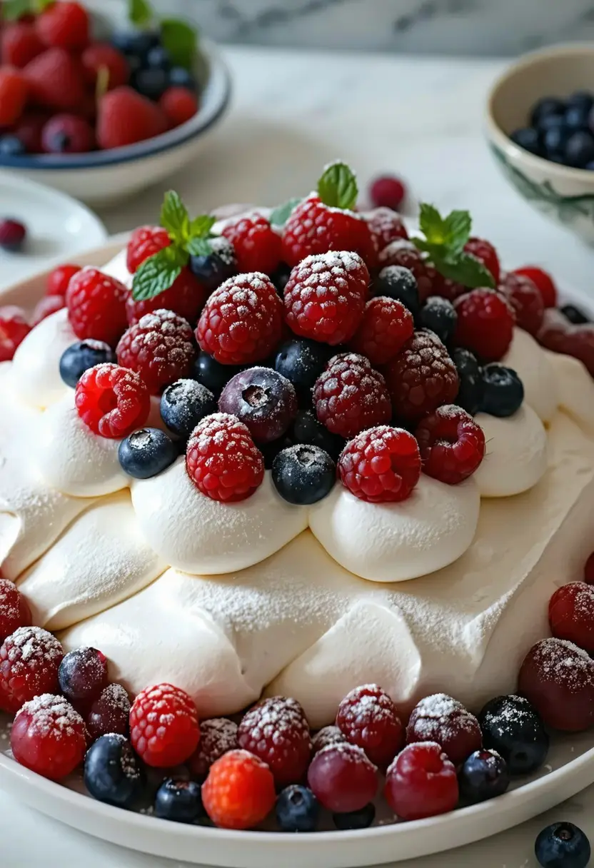 Recipe Image Pavlova with Berries