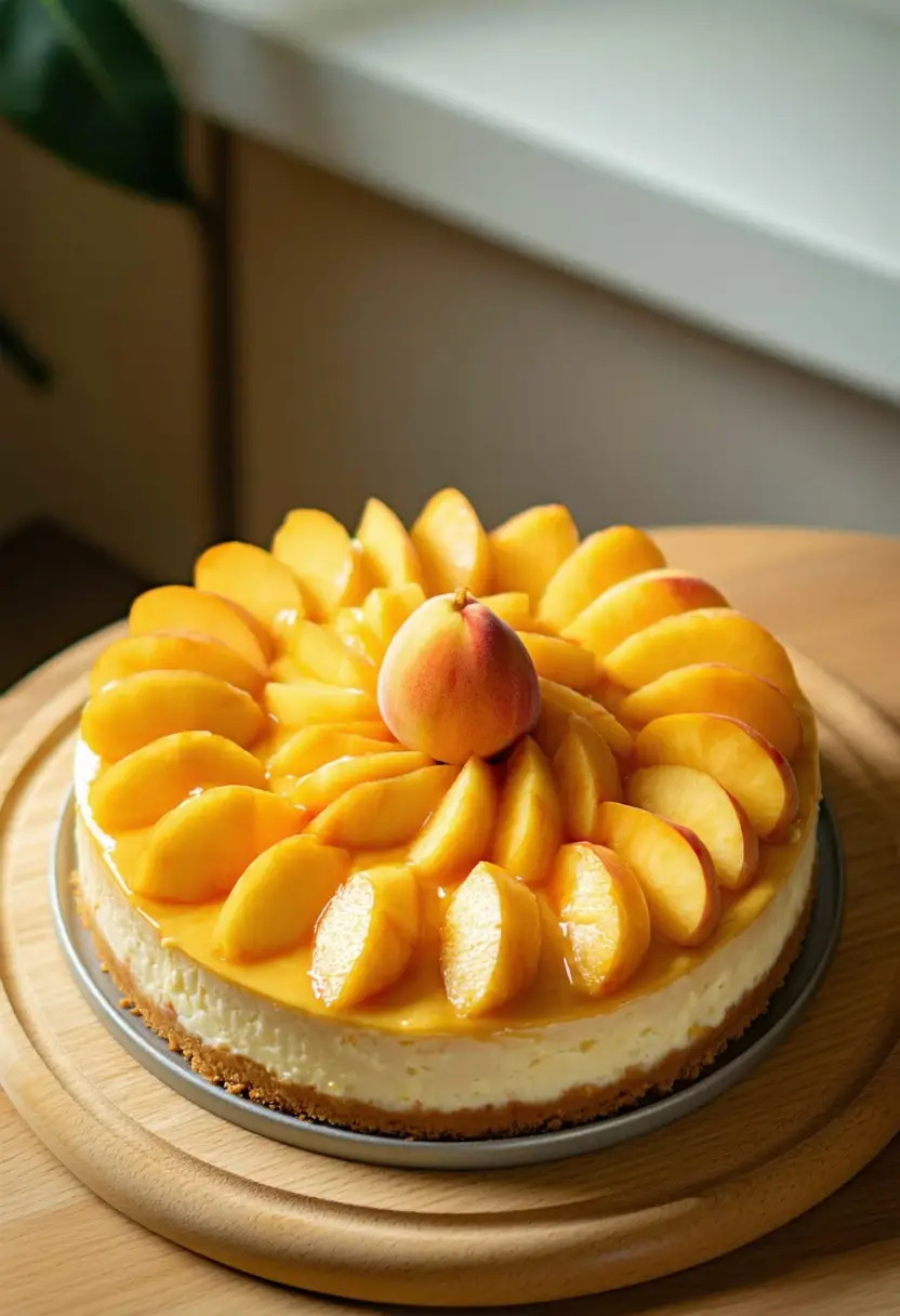 Recipe Image Peach Cheesecake