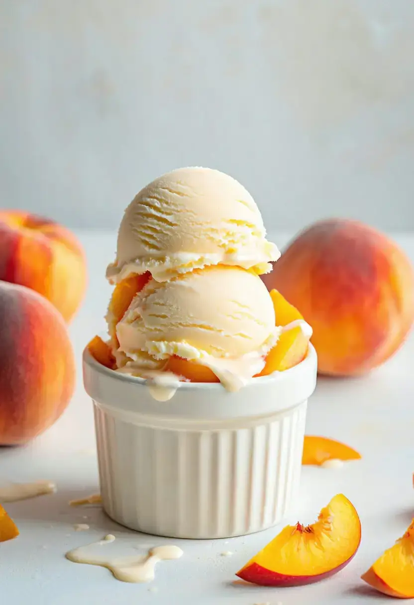 Recipe Image Peach Ice Cream