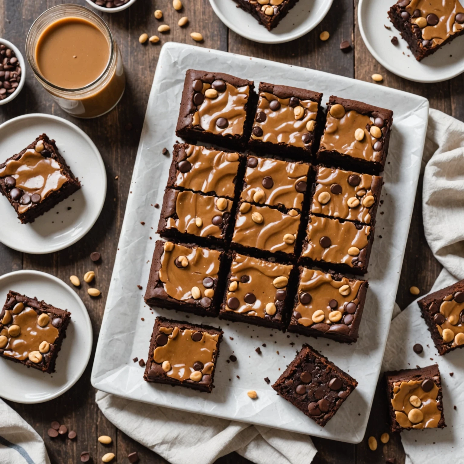 Recipe Image Peanut Butter Chocolate Chip Brownies