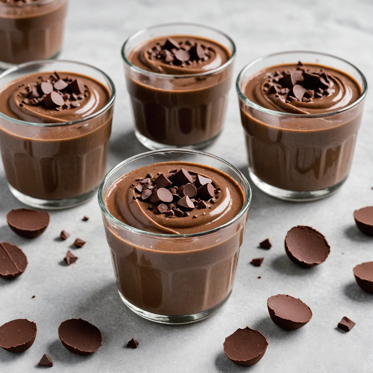 Recipe Image Protein Chocolate Pudding Cups