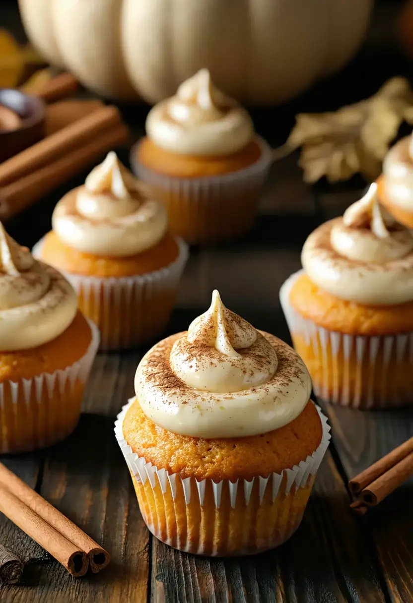 Recipe Image Pumpkin Cupcakes