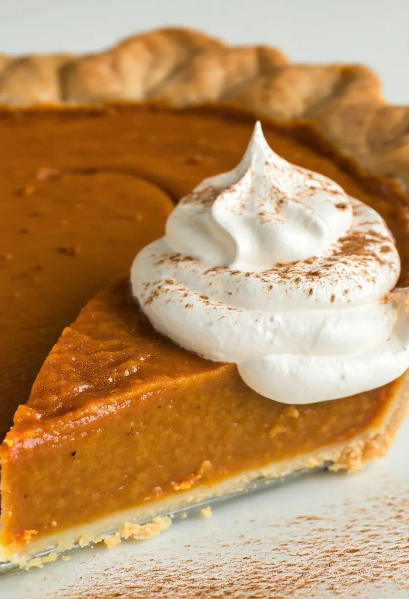 Recipe Image Pumpkin Pie with Spiced Cream