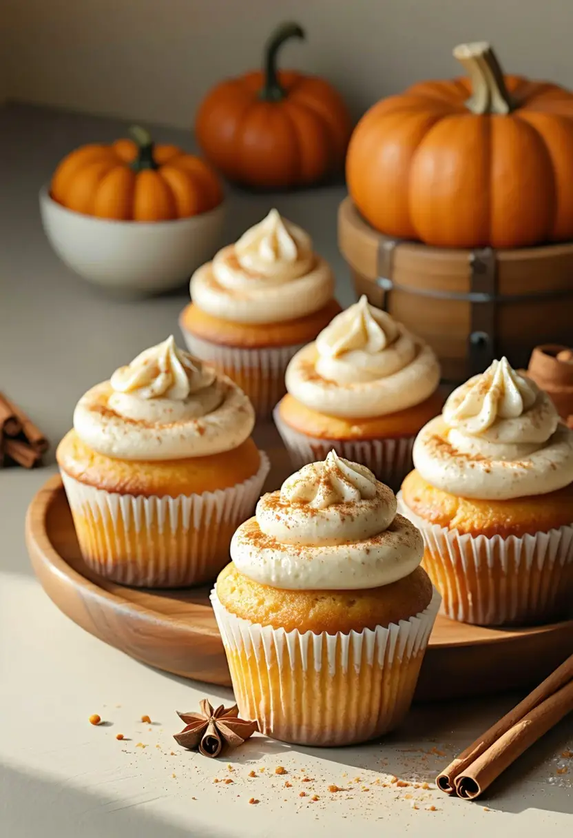 Recipe Image Pumpkin Spice Cupcakes