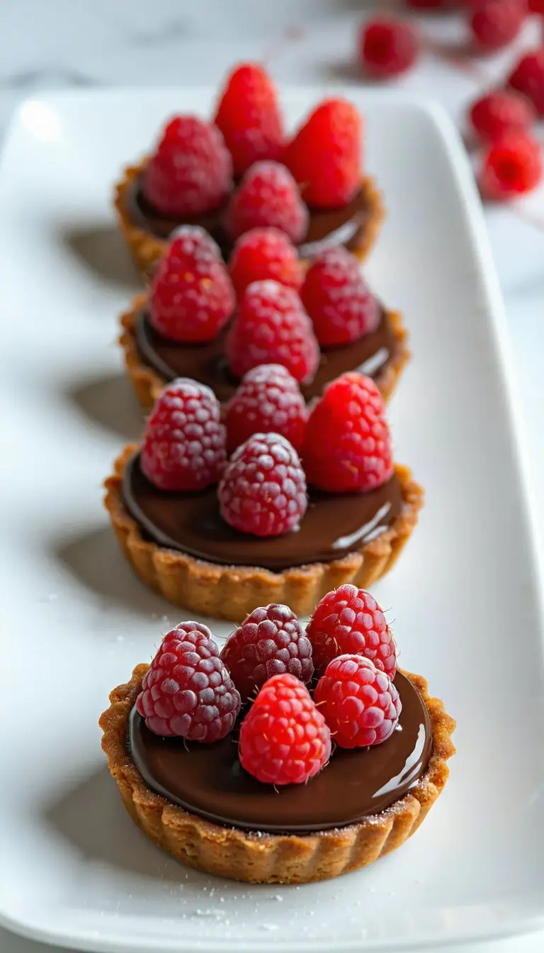Recipe Image Raspberry Chocolate Tarts