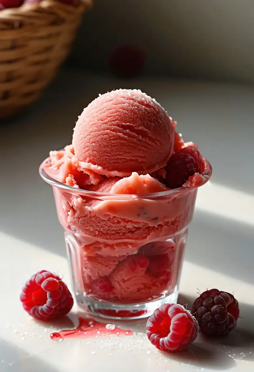Recipe Image Raspberry Sorbet