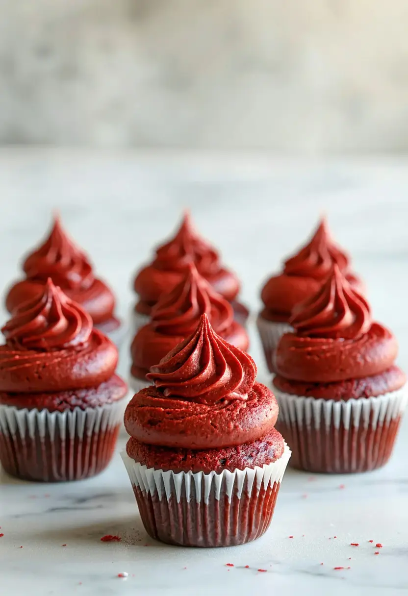Recipe Image Rich Red Velvet Cupcakes