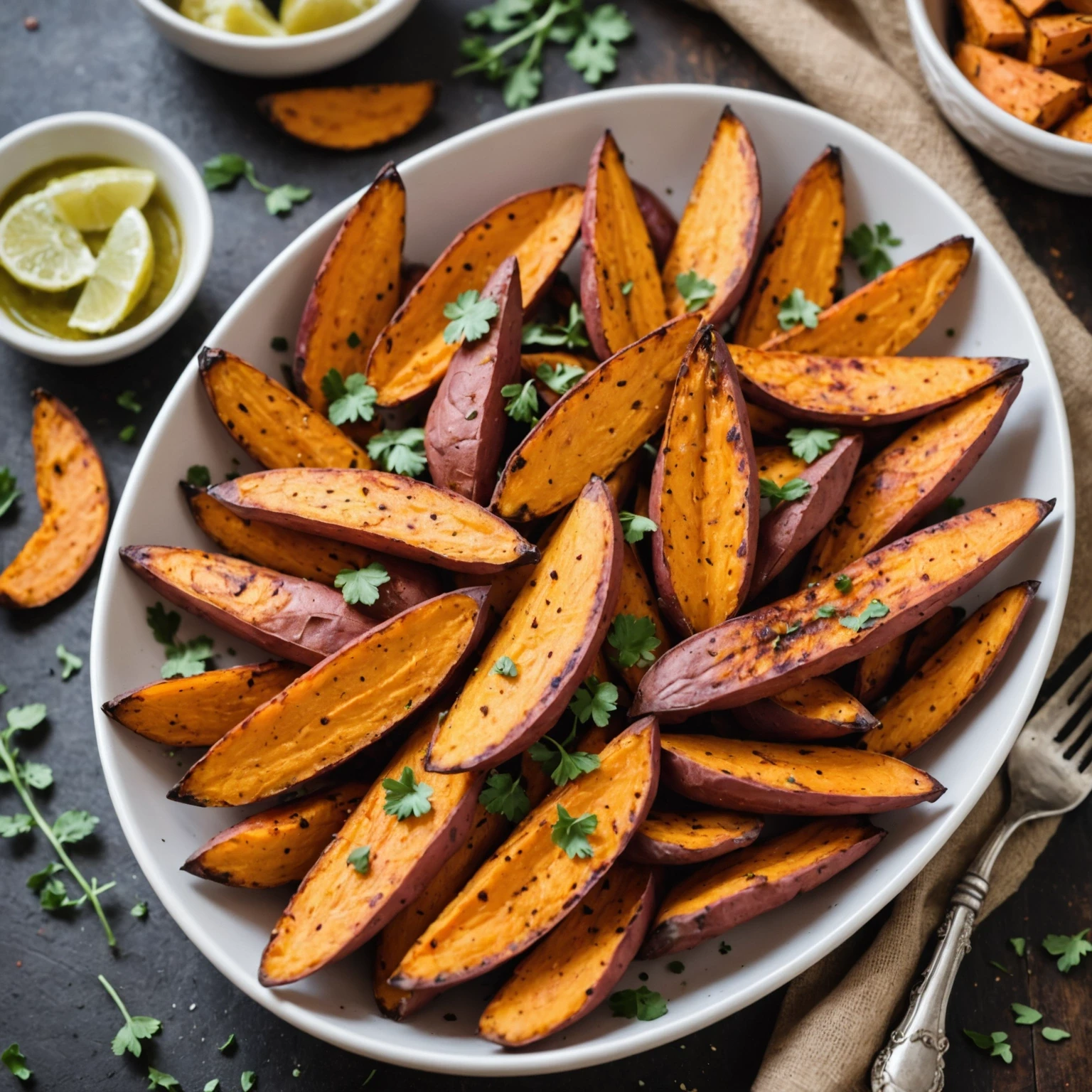 Recipe Image Roasted Sweet Potato Wedges