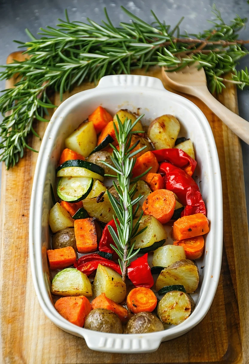 Rosemary Roasted Vegetables Recipe | Give Me Cookie