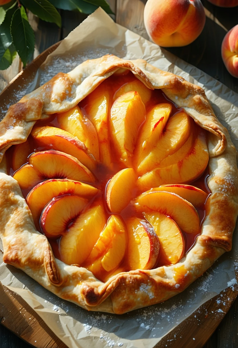 Recipe Image Rustic Peach Tart