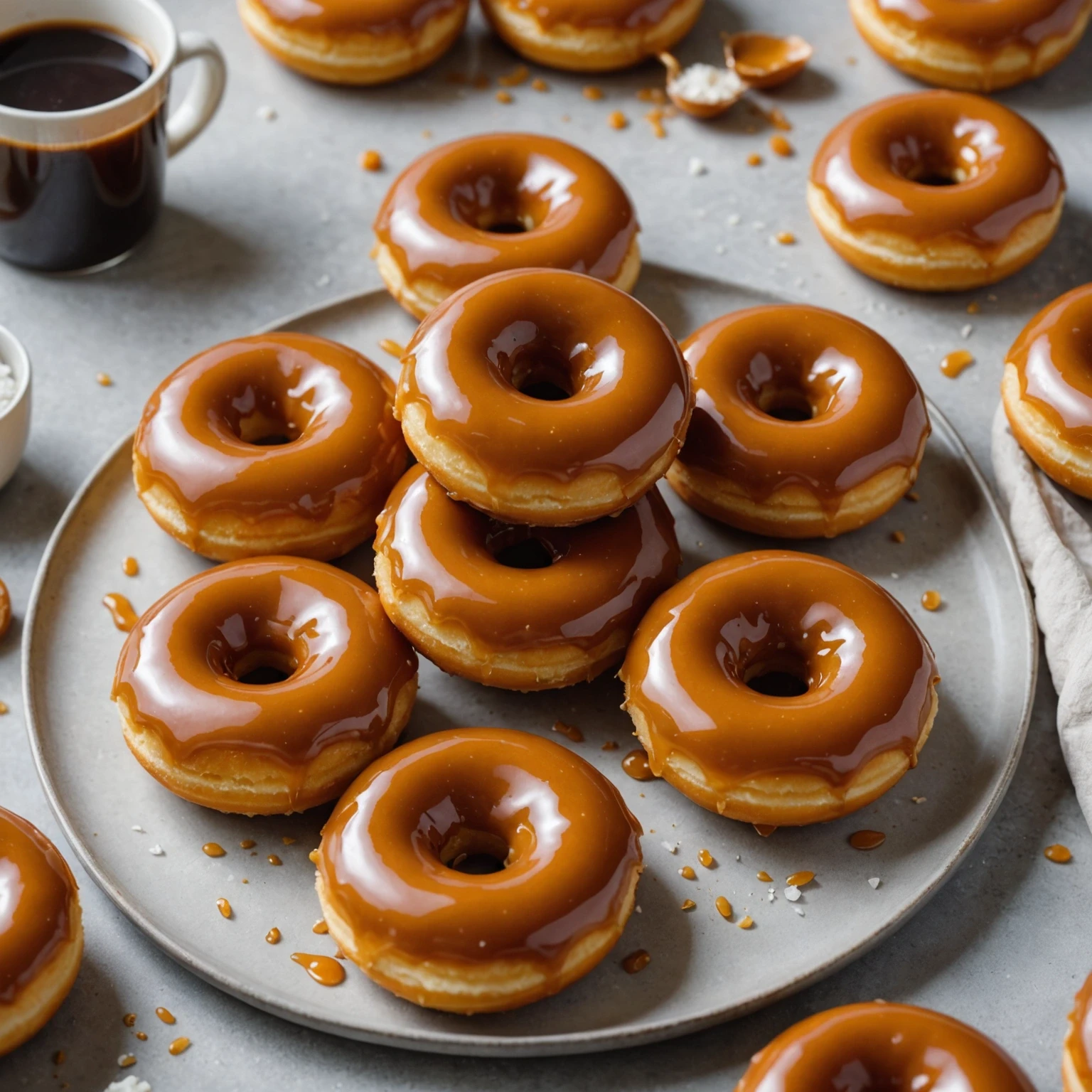 Salted Caramel Donuts Recipe | Give Me Cookie