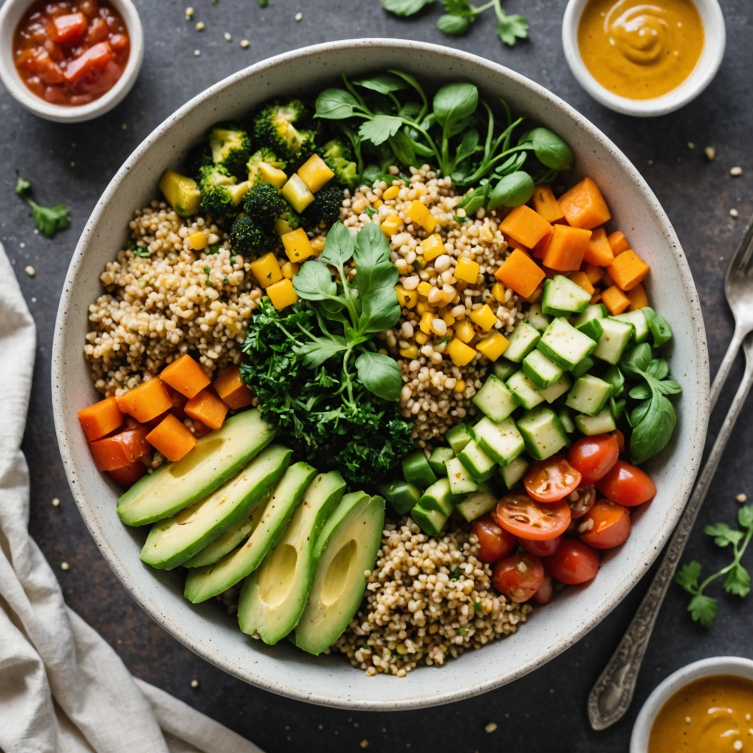 Recipe Image Savory Quinoa Lunch Bowl