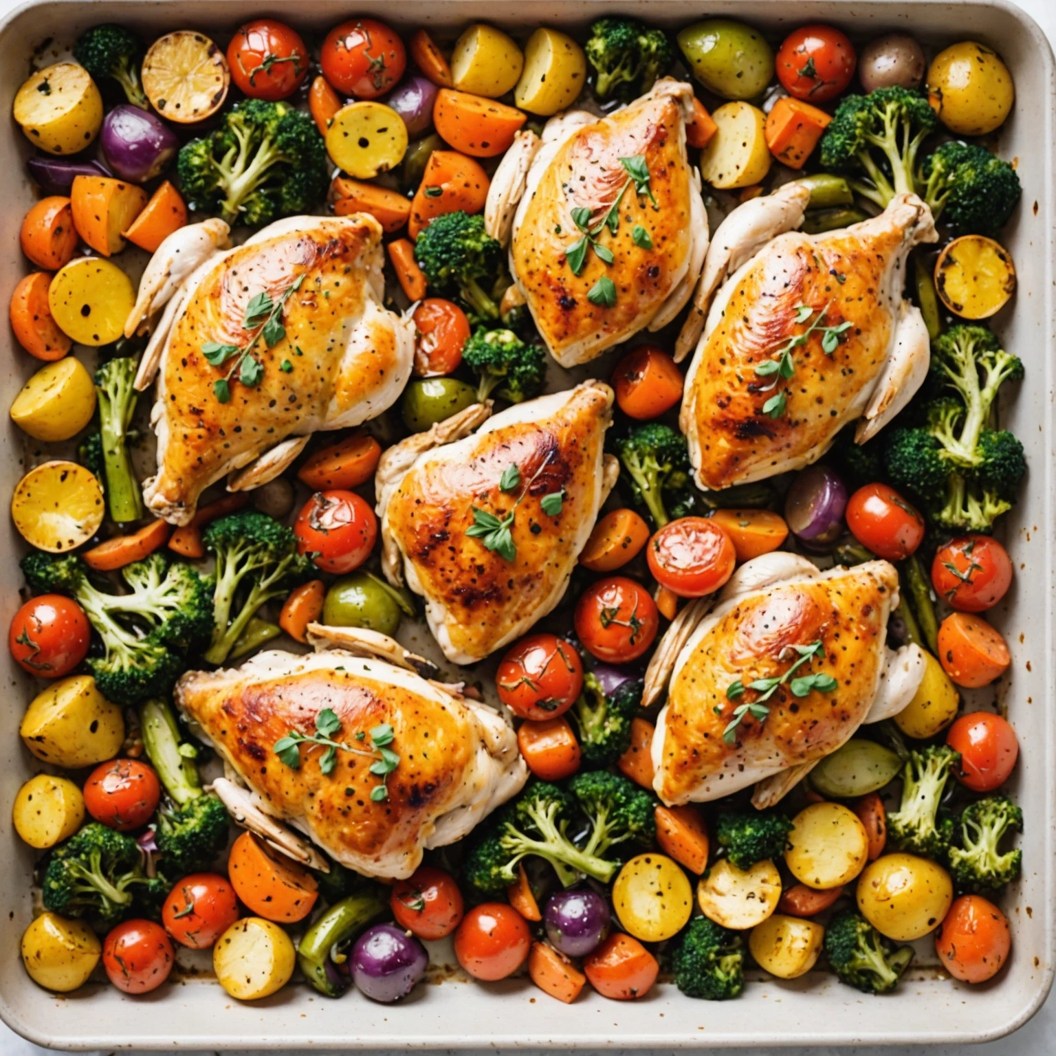 Sheet Pan Chicken and Veggies Recipe | Give Me Cookie