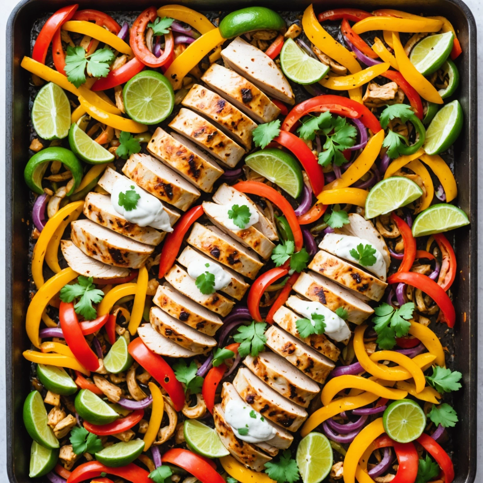 Recipe Image Sheet Pan Chicken Fajitas