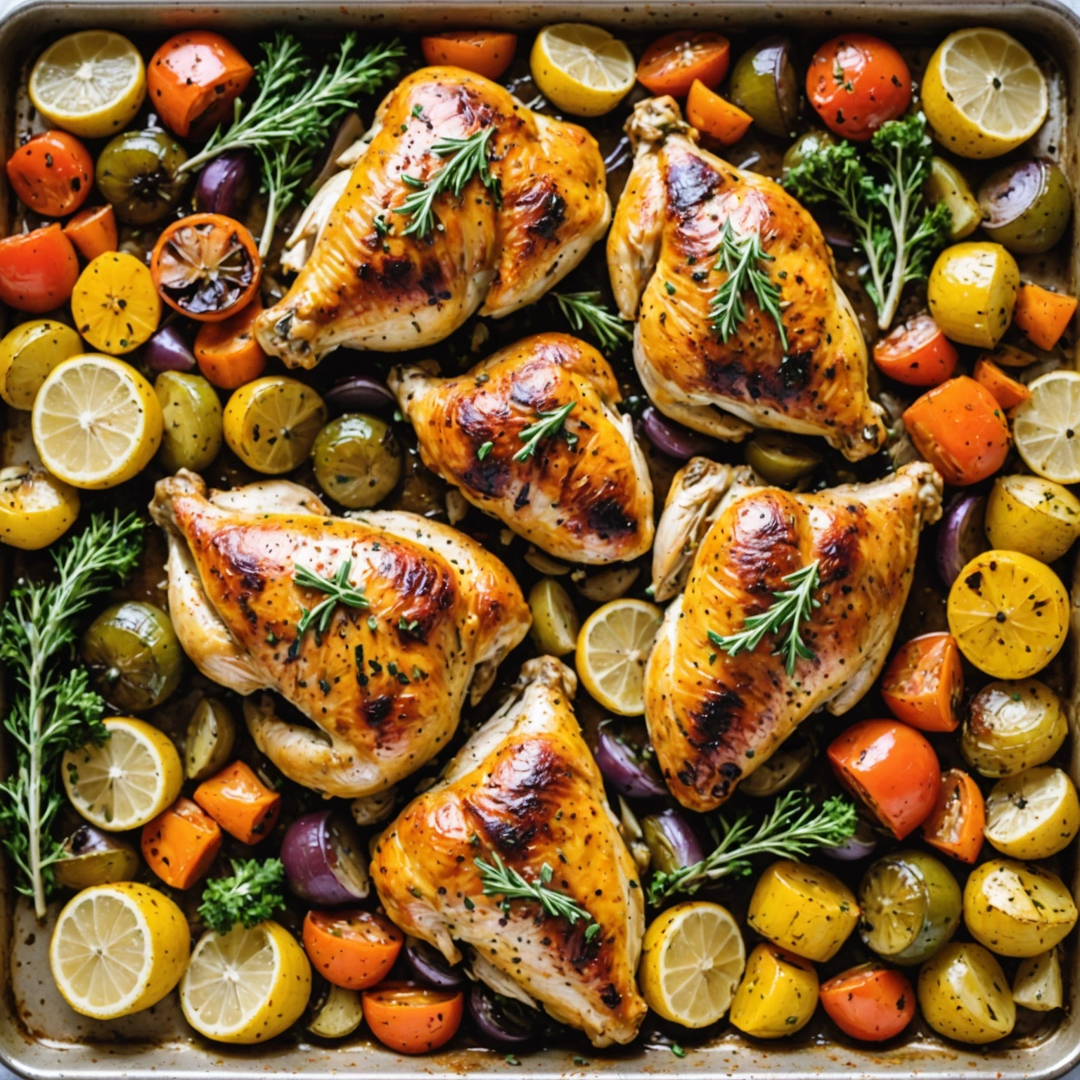 Recipe Image Sheet Pan Greek Chicken