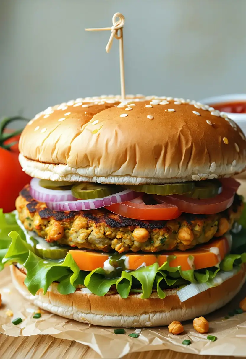 Recipe Image Simple Veggie Burger
