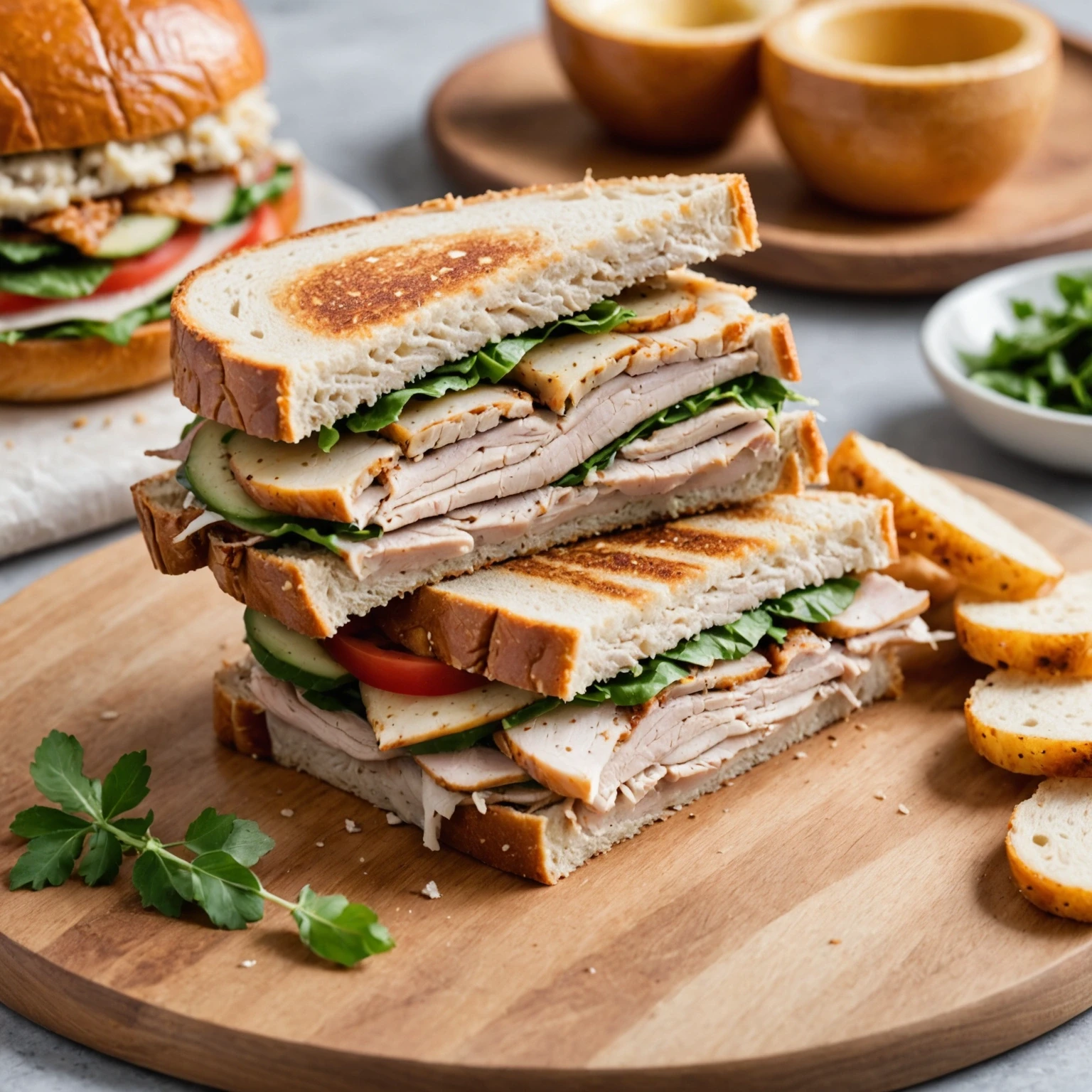 Recipe Image Sliced Turkey Sandwich