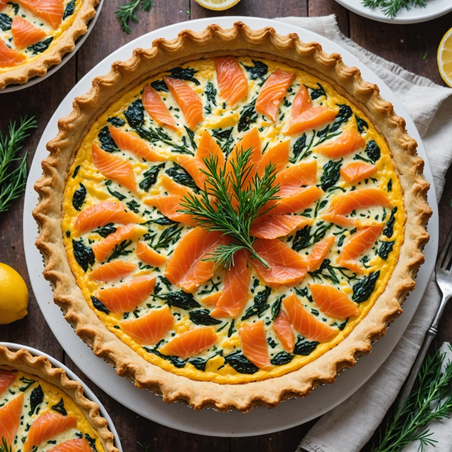 Smoked Salmon Quiche Recipe | Give Me Cookie